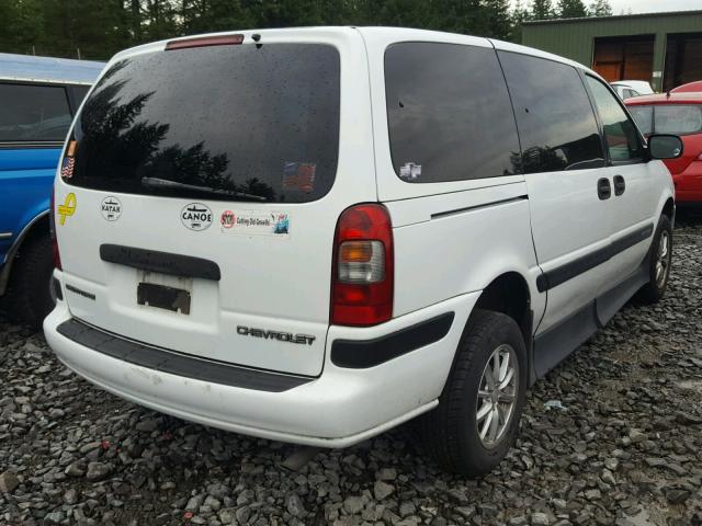 1GNDX03E4WD176918 - 1998 CHEVROLET VENTURE WHITE photo 4