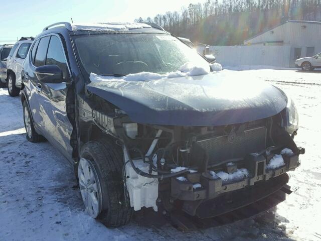 5N1AT2MV8EC838808 - 2014 NISSAN ROGUE S BLUE photo 1