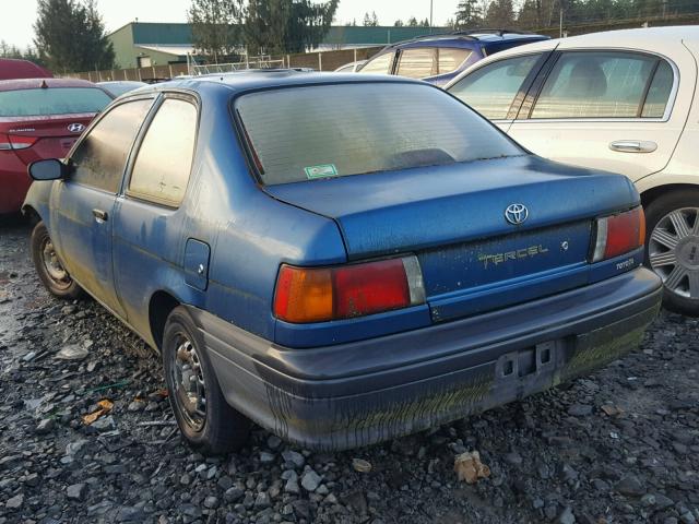 JT2EL46B3M0133198 - 1991 TOYOTA TERCEL STD BLUE photo 3