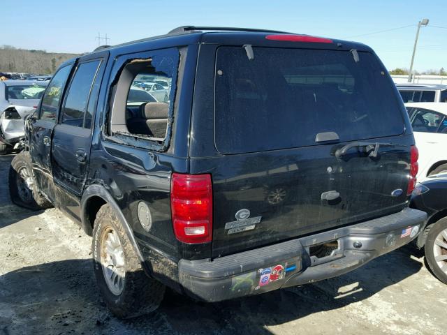 1FMRU15W52LA47150 - 2002 FORD EXPEDITION BLACK photo 3