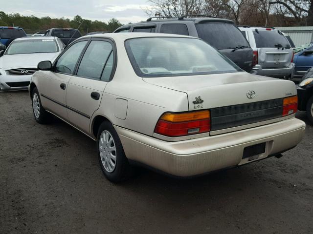 2T1AE09B9RC080203 - 1994 TOYOTA COROLLA LE BEIGE photo 3