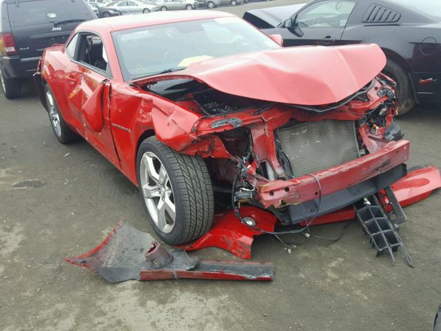 2G1FC1EDXB9109876 - 2011 CHEVROLET CAMARO LT RED photo 1