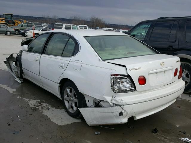 JT8BD69S610123886 - 2001 LEXUS GS 300 WHITE photo 3