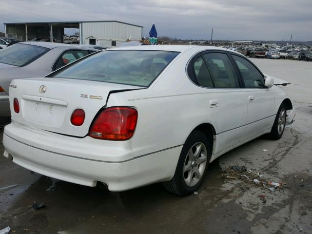 JT8BD69S610123886 - 2001 LEXUS GS 300 WHITE photo 4