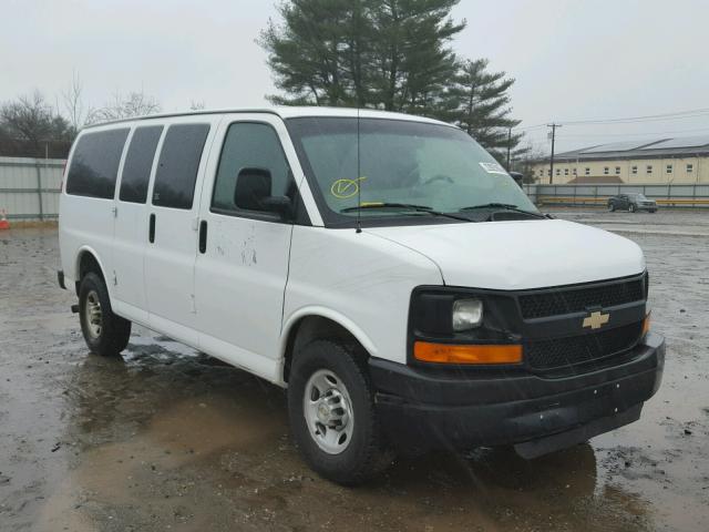 1GNZGXFA6D1167904 - 2013 CHEVROLET EXPRESS G3 WHITE photo 1