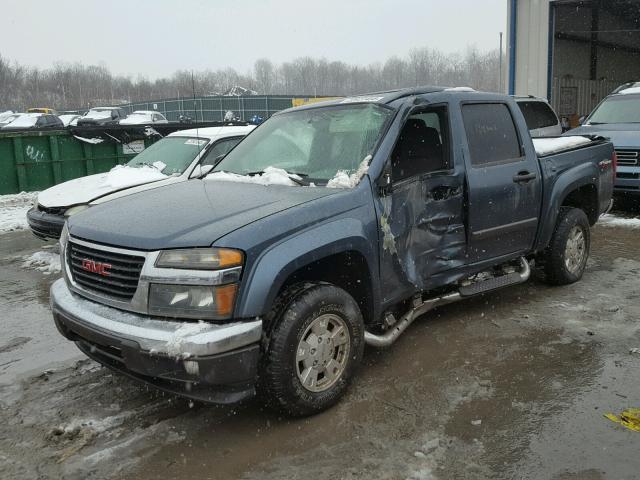 1GTDT136468179717 - 2006 GMC CANYON BLUE photo 2