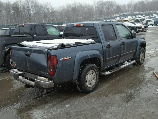 1GTDT136468179717 - 2006 GMC CANYON BLUE photo 4