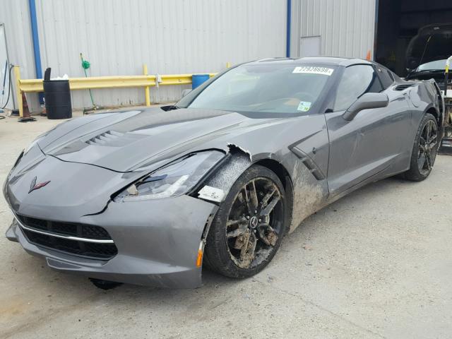 1G1YM2D70F5124932 - 2015 CHEVROLET CORVETTE S GRAY photo 2