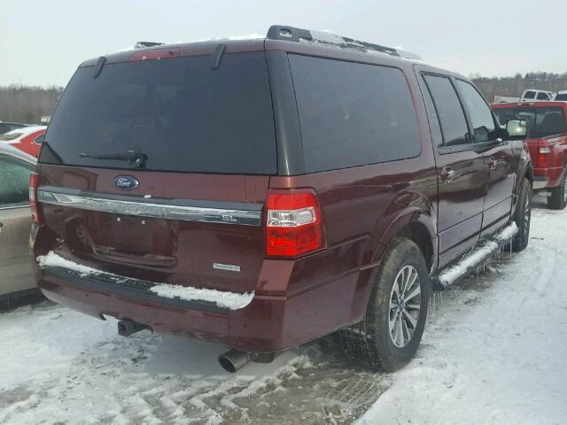 1FMJK1JT5HEA07212 - 2017 FORD EXPEDITION MAROON photo 4