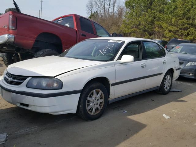 2G1WF52EX59295693 - 2005 CHEVROLET IMPALA 白色 照片 2