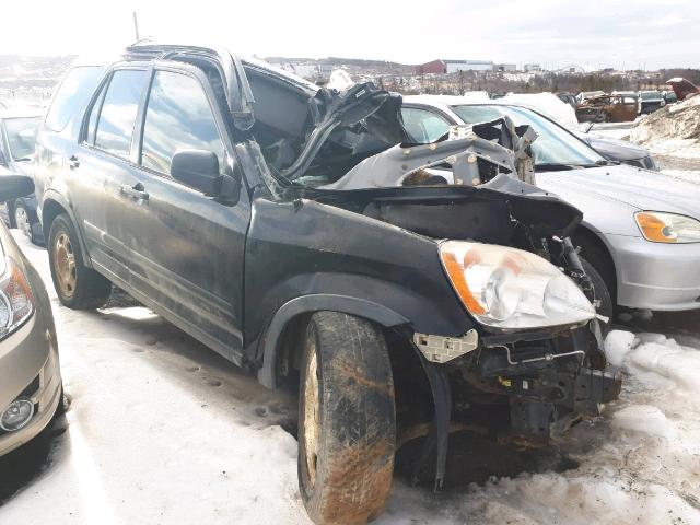 JHLRD78595C808800 - 2005 HONDA CR-V LX BLACK photo 1