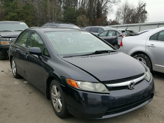 1HGFA16856L078051 - 2006 HONDA CIVIC EX 黑色 照片 1