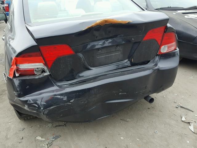 1HGFA16856L078051 - 2006 HONDA CIVIC EX 黑色 照片 9