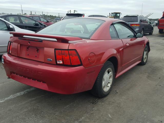 1FAFP40491F205871 - 2001 FORD MUSTANG RED photo 4