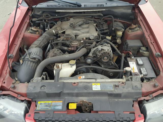 1FAFP40491F205871 - 2001 FORD MUSTANG RED photo 7