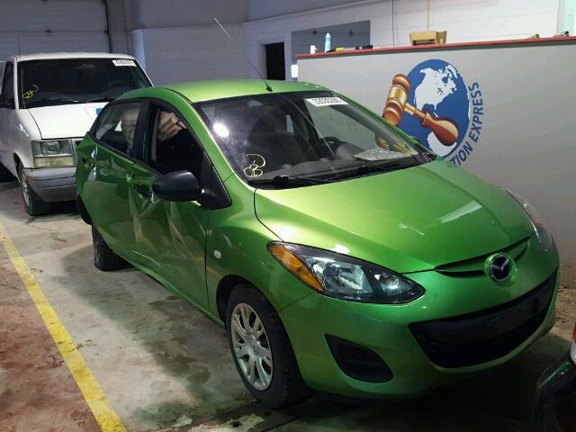 JM1DE1KY8C0143472 - 2012 MAZDA MAZDA2 GREEN photo 1