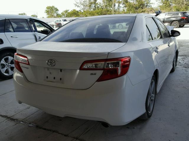 4T1BF1FK5CU523271 - 2012 TOYOTA CAMRY BASE WHITE photo 4