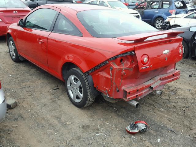 1G1AL15F777115297 - 2007 CHEVROLET COBALT LT RED photo 3