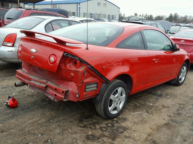 1G1AL15F777115297 - 2007 CHEVROLET COBALT LT RED photo 4