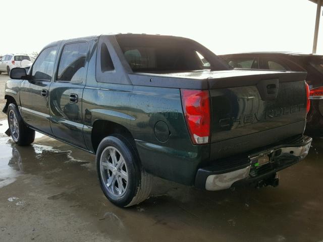 3GNEC13T63G232702 - 2003 CHEVROLET AVALANCHE GREEN photo 3