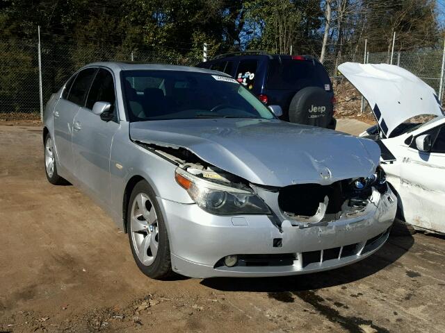 WBANE53566CK86971 - 2006 BMW 525 I SILVER photo 1