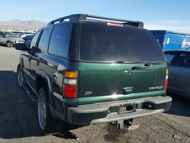 1GNEK13T04R304739 - 2004 CHEVROLET TAHOE K150 GREEN photo 3