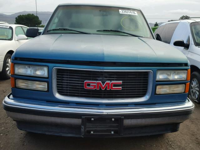 2GTEC19M4W1530011 - 1998 GMC SIERRA C15 GREEN photo 9