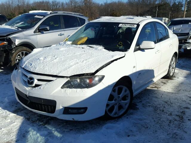 JM1BK323971748343 - 2007 MAZDA 3 S WHITE photo 2