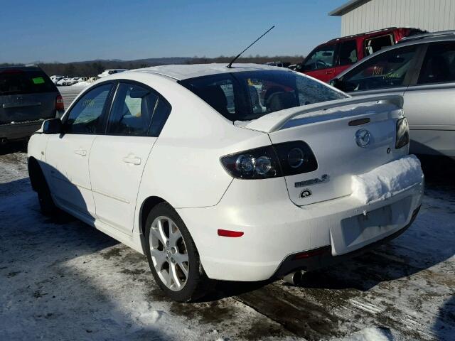 JM1BK323971748343 - 2007 MAZDA 3 S WHITE photo 3