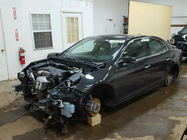 1G11H5SA2DF307343 - 2013 CHEVROLET MALIBU LTZ BLACK photo 2