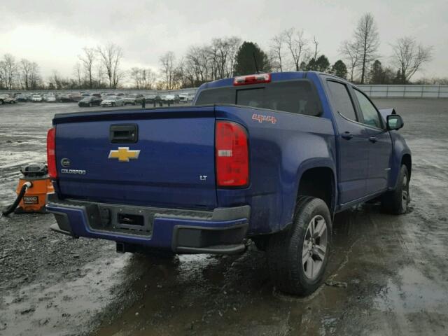 1GCGTCE38G1112379 - 2016 CHEVROLET COLORADO L BLUE photo 4