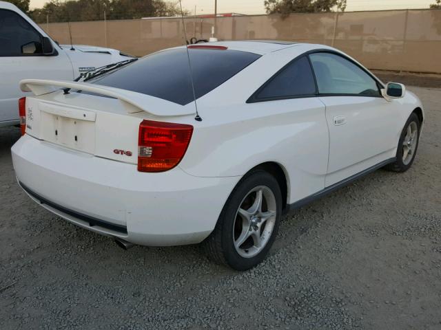 JTDDY32T2Y0014688 - 2000 TOYOTA CELICA GT- WHITE photo 4