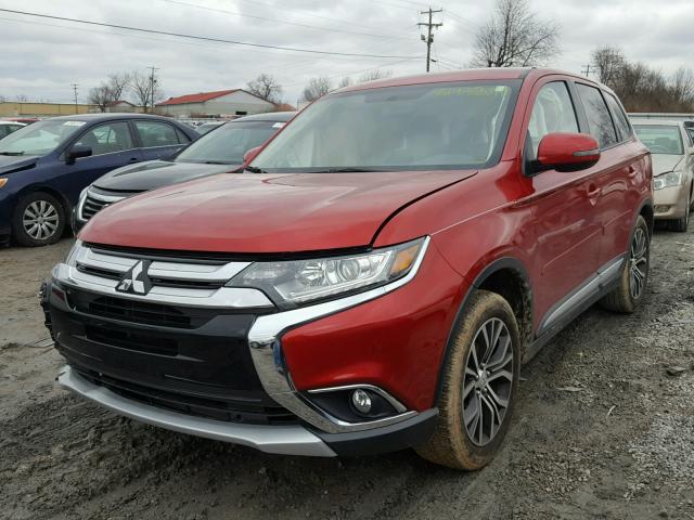 JA4AD3A34GZ014826 - 2016 MITSUBISHI OUTLANDER RED photo 2