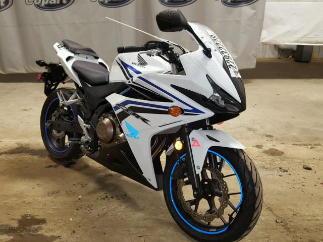 MLHPC4464G5301084 - 2016 HONDA CBR500 R WHITE photo 1