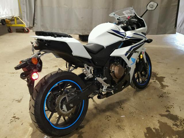 MLHPC4464G5301084 - 2016 HONDA CBR500 R WHITE photo 4