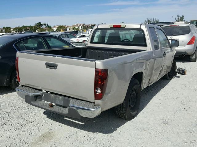 1GCCS198268193493 - 2006 CHEVROLET COLORADO BEIGE photo 4