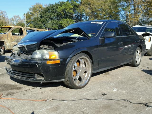 1LNHM86S02Y702057 - 2002 LINCOLN LS BLACK photo 2