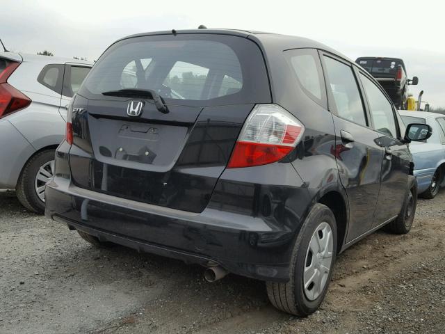 JHMGE8H37DC037238 - 2013 HONDA FIT BLACK photo 4