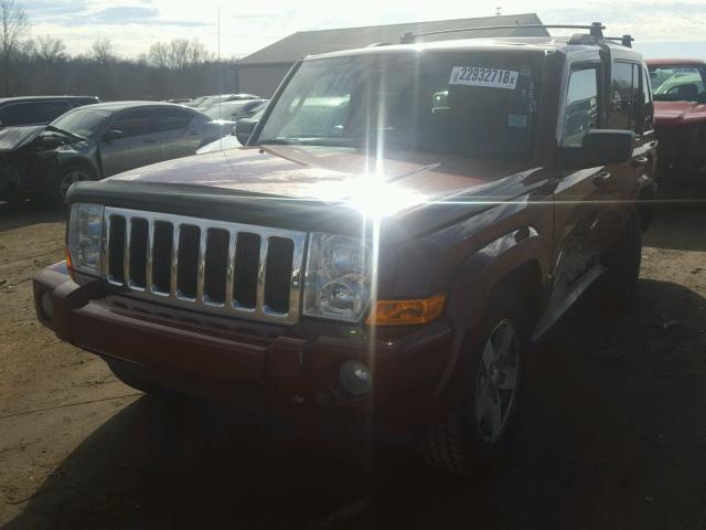 1J8HG48K67C628299 - 2007 JEEP COMMANDER 勃艮第红 照片 2