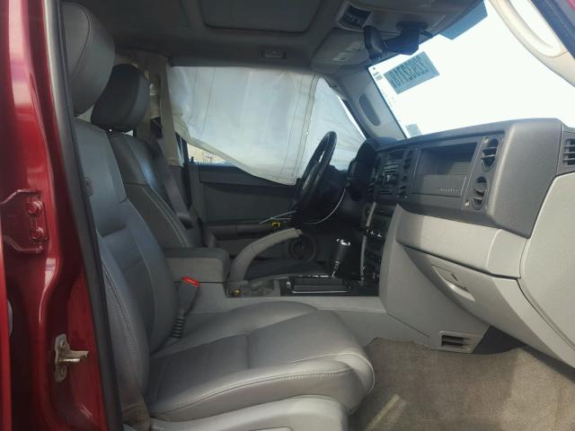 1J8HG48K67C628299 - 2007 JEEP COMMANDER 勃艮第红 照片 5
