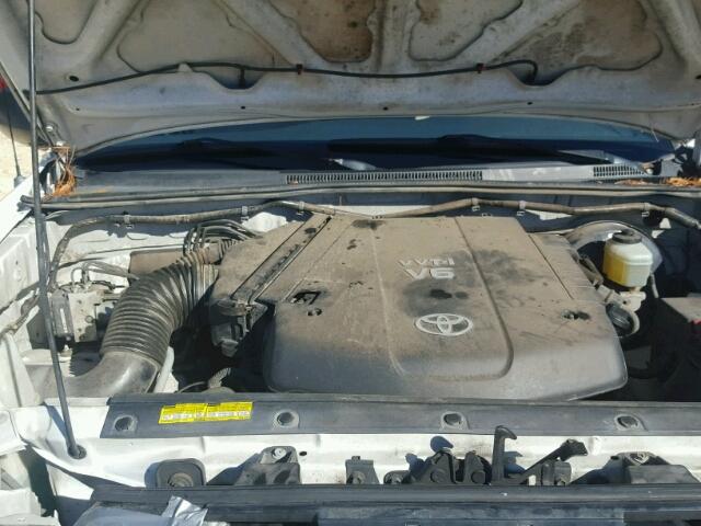 5TETU62N45Z137284 - 2005 TOYOTA TACOMA PRE WHITE photo 7