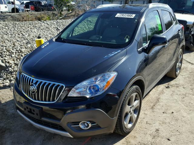 KL4CJGSBXDB185275 - 2013 BUICK ENCORE BLACK photo 2