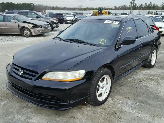 1HGCG66842A034109 - 2002 HONDA ACCORD EX BLACK photo 2