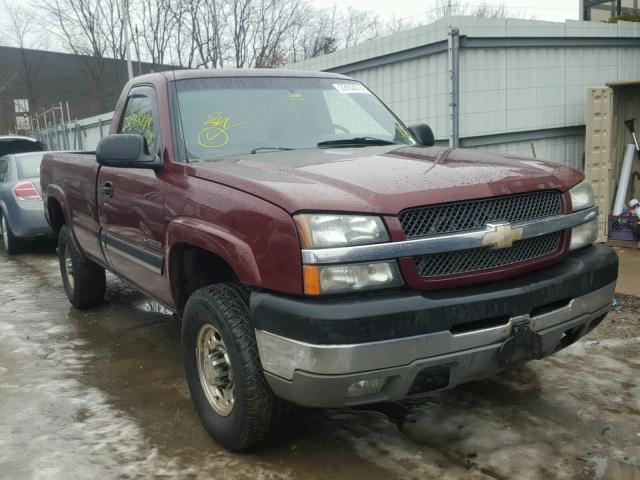 1GCHK24U73Z122540 - 2003 CHEVROLET SILVERADO MAROON photo 1