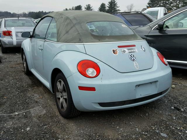 3VWPF31Y06M315631 - 2006 VOLKSWAGEN NEW BEETLE 青绿色 照片 3
