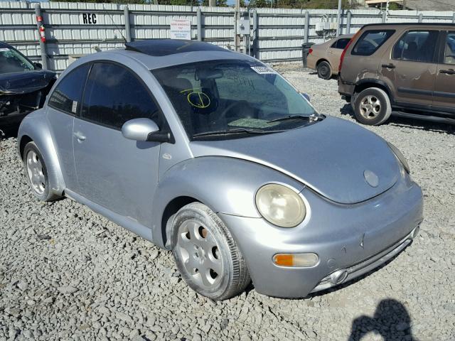 3VWCK21C32M453909 - 2002 VOLKSWAGEN NEW BEETLE SILVER photo 1