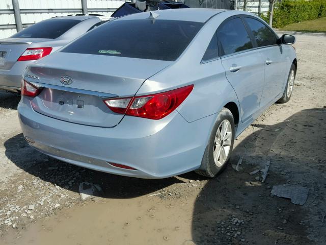 5NPEB4ACXBH139879 - 2011 HYUNDAI SONATA GLS SILVER photo 4