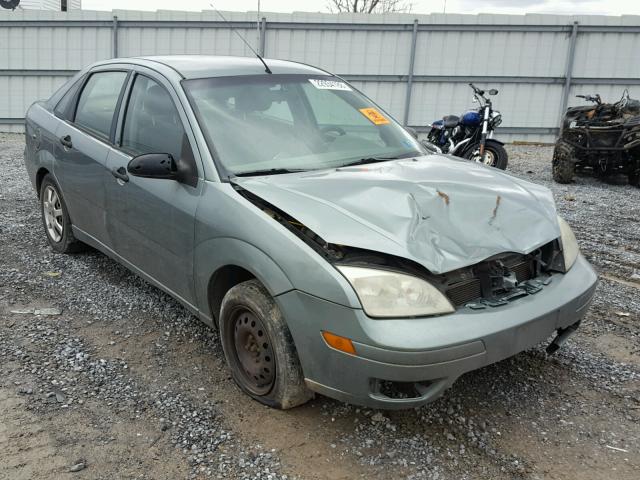 1FAFP34N65W281812 - 2005 FORD FOCUS ZX4 GREEN photo 1