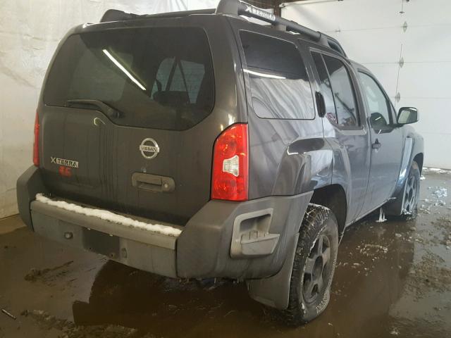 5N1AN08W37C504643 - 2007 NISSAN XTERRA OFF BLACK photo 4