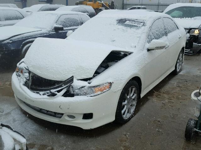 JH4CL96827C002717 - 2007 ACURA TSX WHITE photo 2